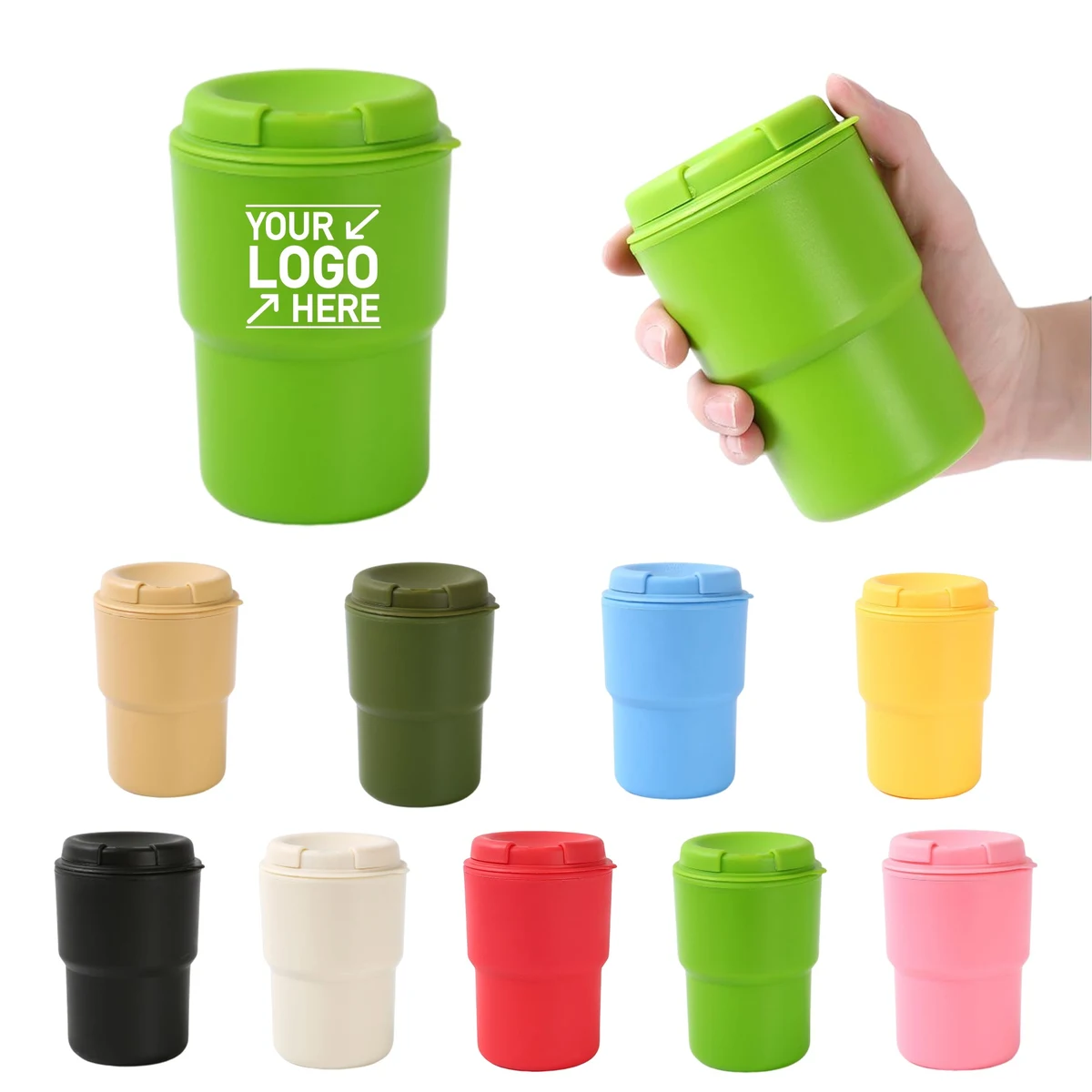 12oz Double Layer Coffee Mug 1