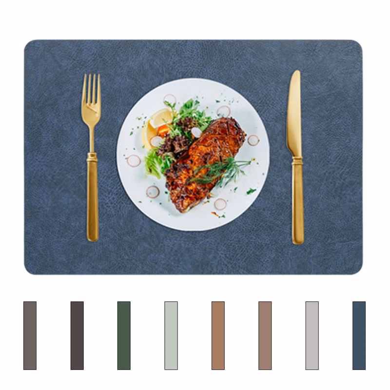 Cowhide Pattern Heat-Resistant Placemat