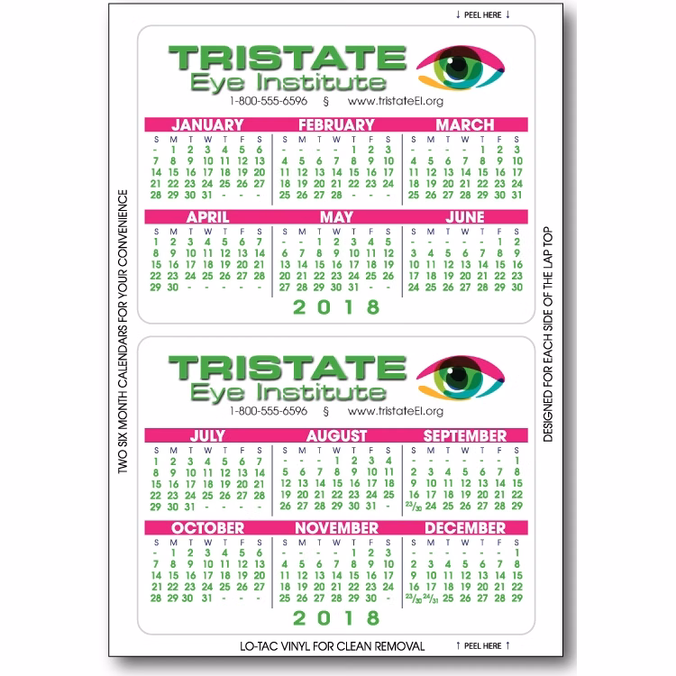 Kwik-Stik Year-at-a-Glance Full-Color Laptop Calendar