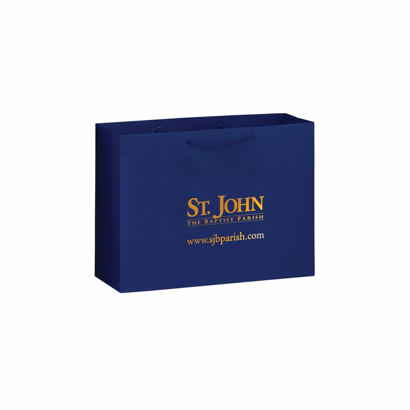 Gloss Laminated Euro Tote Bags - Foil Stamped