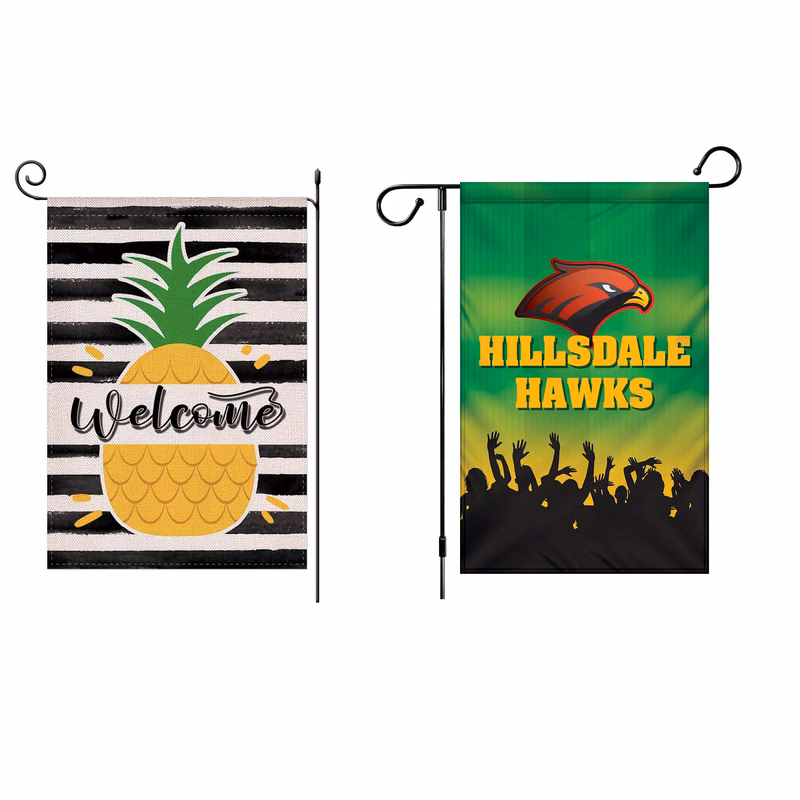 Custom Single Reverse Garden Banner