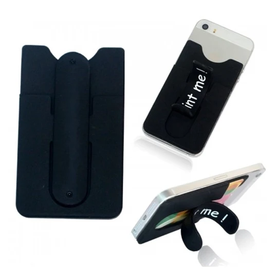 Mobile Phone Silicone Sticky Card Holder Stand 1