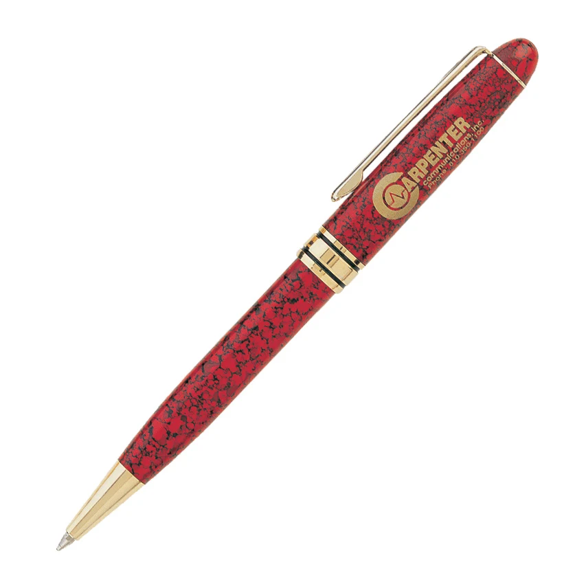 Saxon-II Luxury Ballpoint Pen with Gold Accents 1