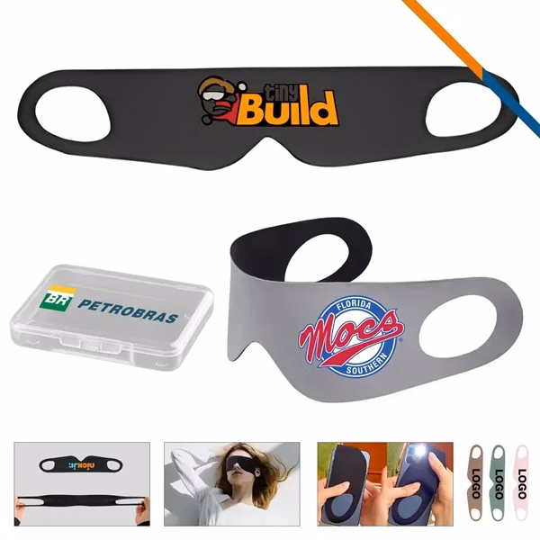 Custom Polyamide Sleep Mask Full Color — Corporate Wellness & Rest Giveaway