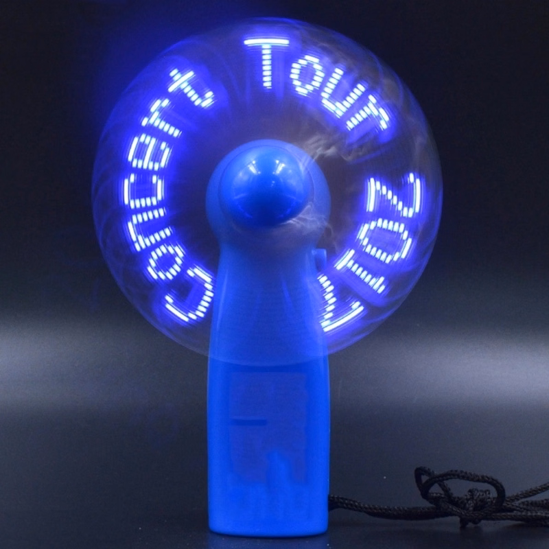 Flashing Logo LED Handhold Fan