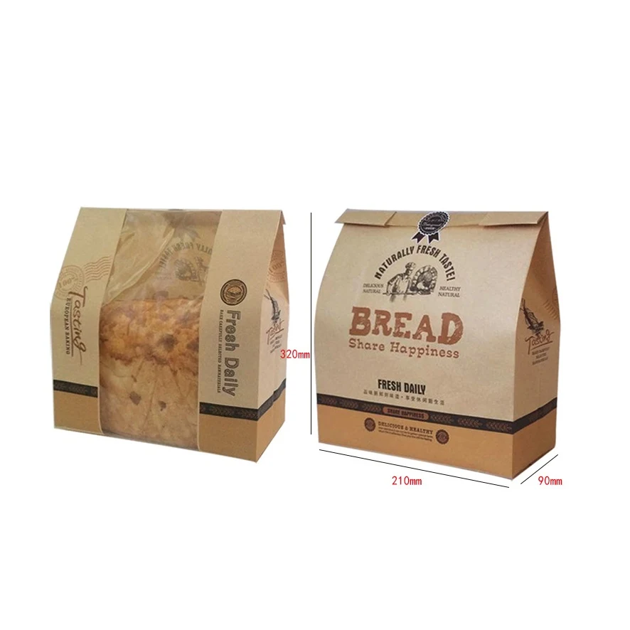 Natural Kraft Bread Bag 1