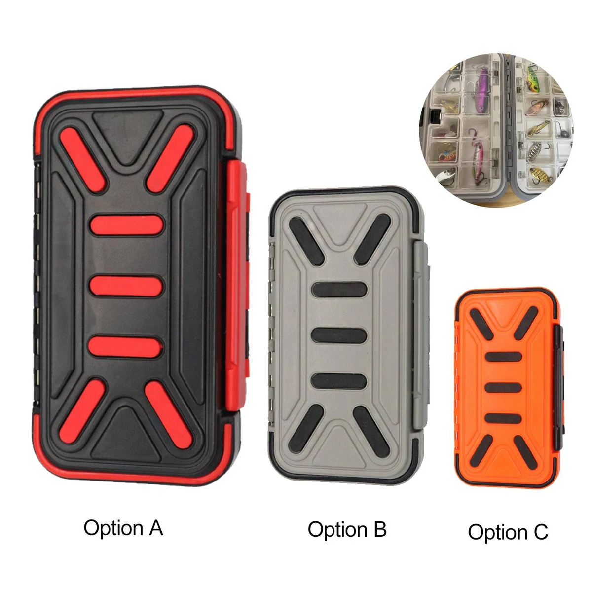 ABS Waterproof Fishing Tackle Box, custom sports ball with logo imprint 1
