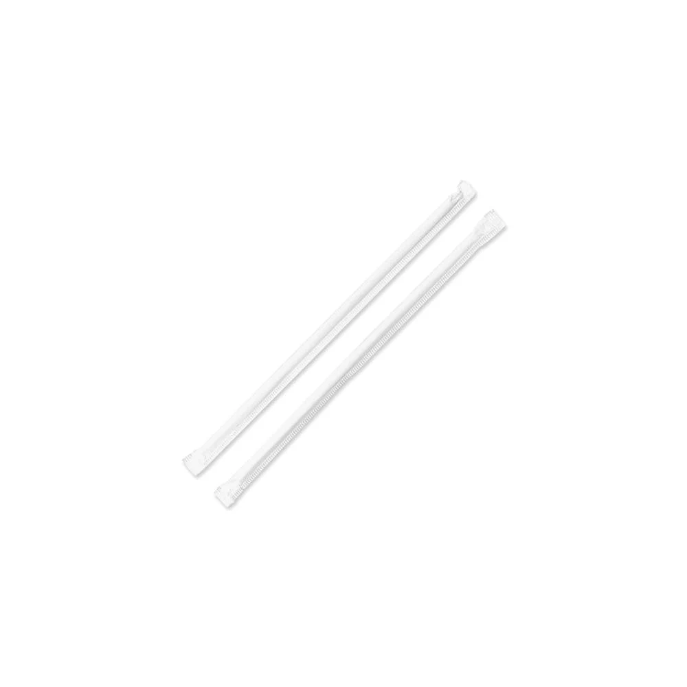 Individually Wrapped Straws - 7-3/4" 500/PK Translucent 1
