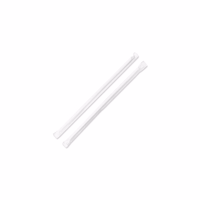 Individually Wrapped Straws - 7-3/4" 500/PK Translucent