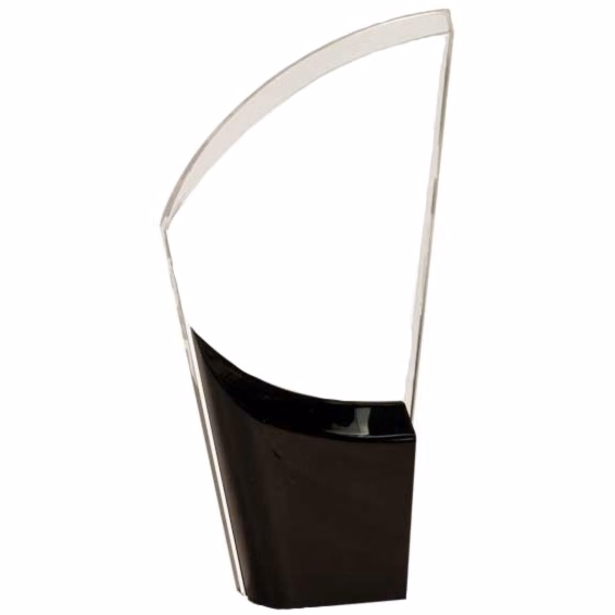 9 1/2" Black Lunar Acrylic Award
