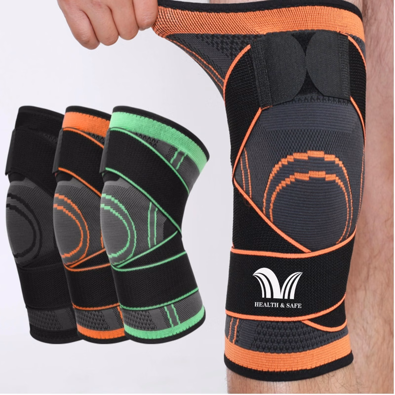 Adjustable Non-Slip Knee Pads With Sports Straps