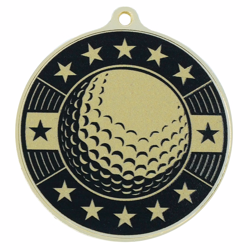 Golf Simucast Medallion (2-1/8")