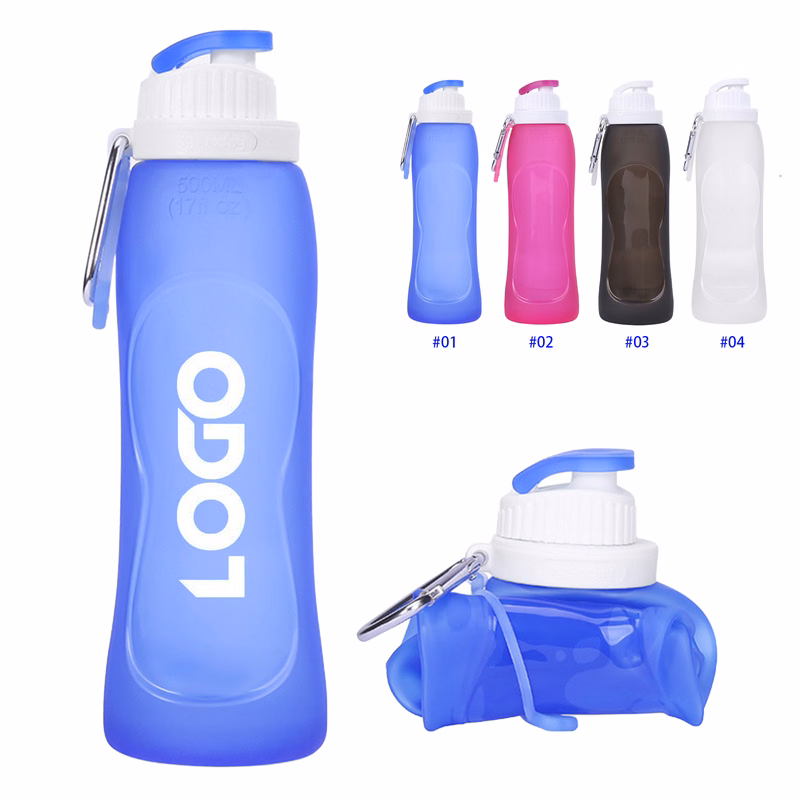 500ml Collapsible Silicone Water Bottle
