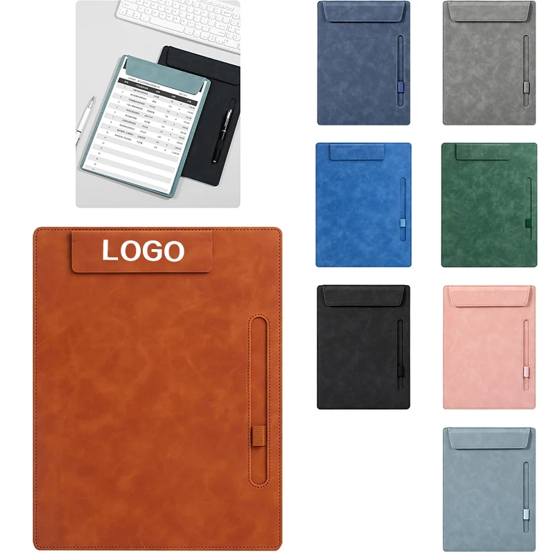 A4 Leather Magnetic Clipboard Folder 1