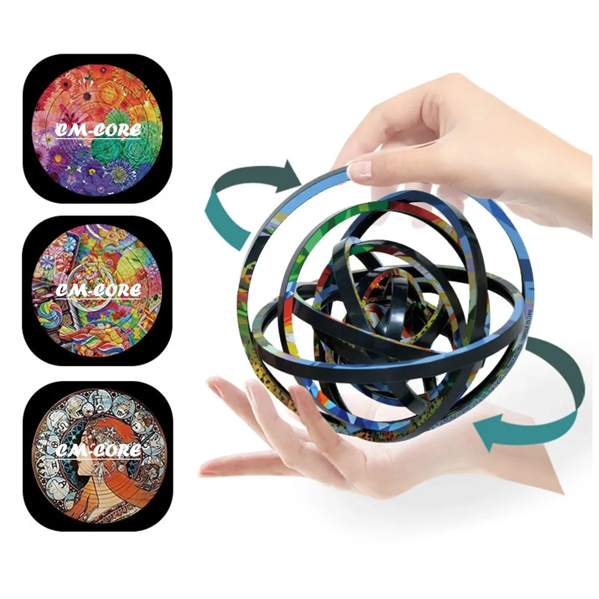 360 Degrees Spin Flip Puzzle 1