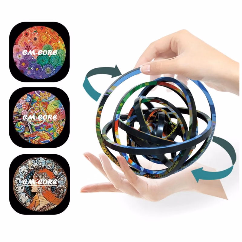 360 Degrees Spin Flip Puzzle