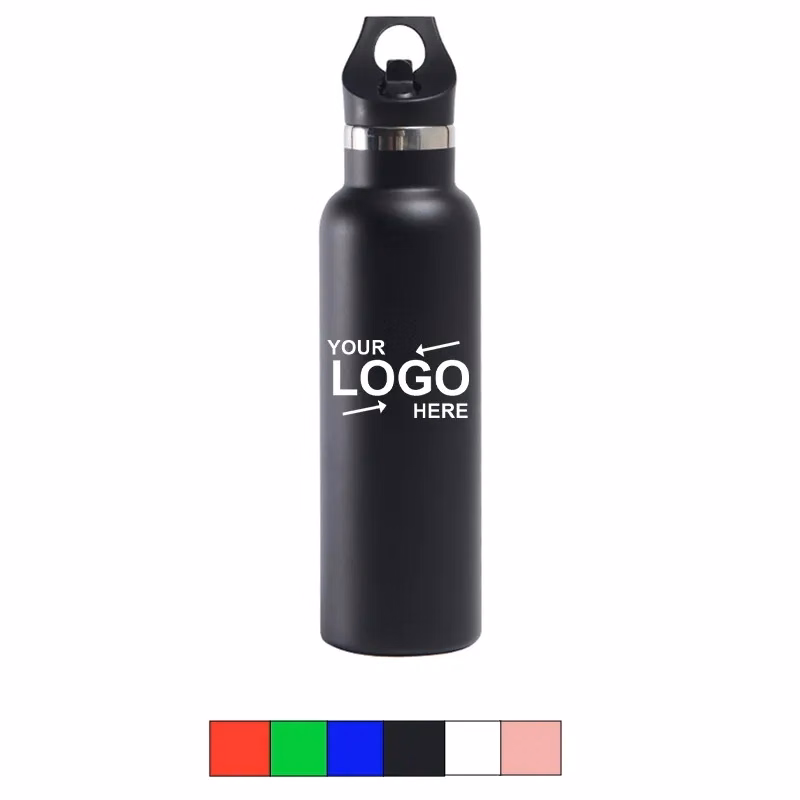 20oz Vacuum Insulated Water Bottle W/Straw Lid