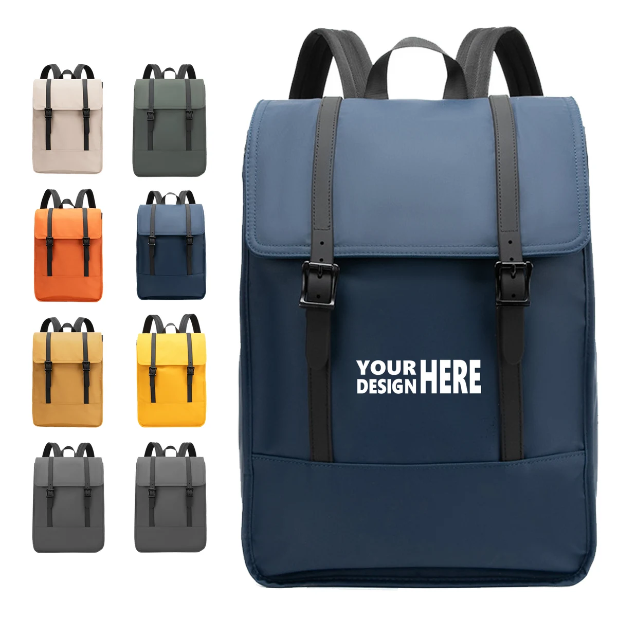 MOQ 10 Waterproof PU Business Backpack 1