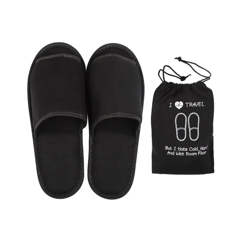 Portable Travel Slippers with Storage Bag 1