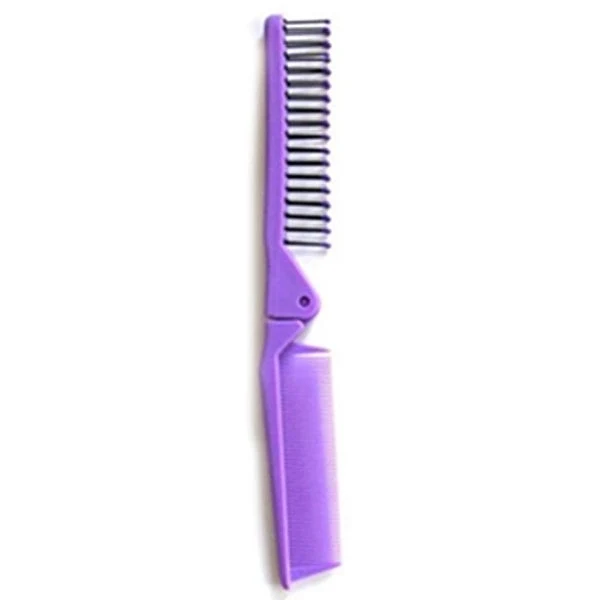 Pocket Collapsible Hairdressing Anti-static Plastic Comb 1