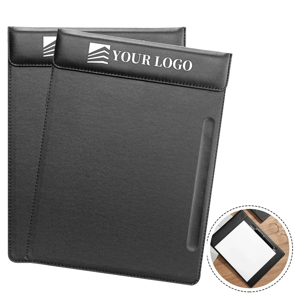 Magnetic Clipboard Leather Writing Folder 1