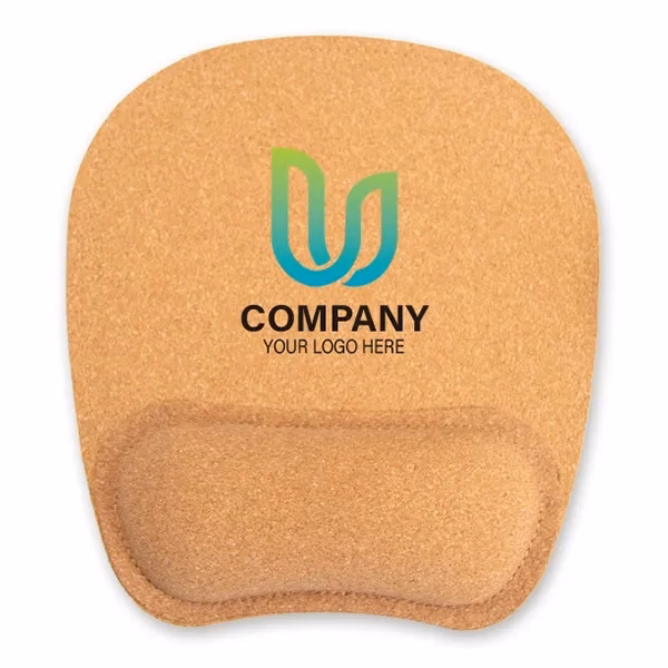 Custom Cork Mouse Pad With Wrist Rest