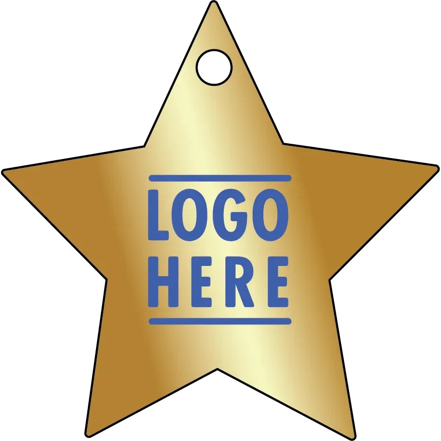 1/4" Recycled Wood Ornaments-Star 1