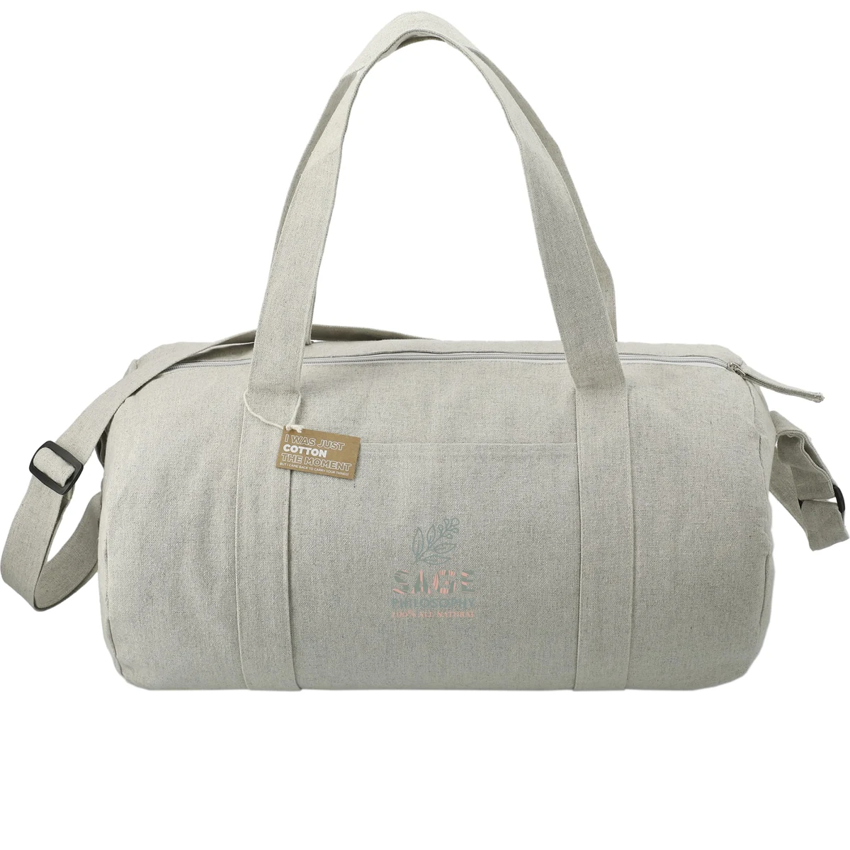 Repose 10oz Recycled Cotton Barrel Duffel 1