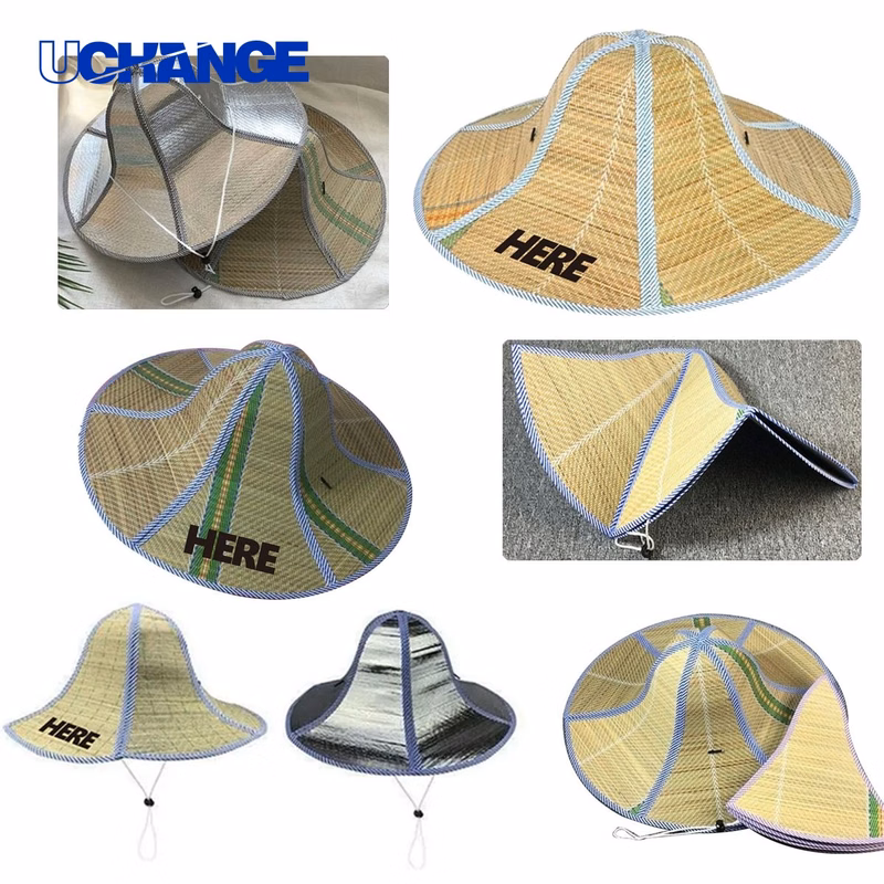 Foldable Wheat Straw Hat