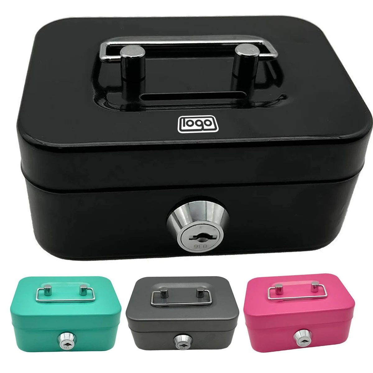Small Cash Box w/ Lock and Slot 1
