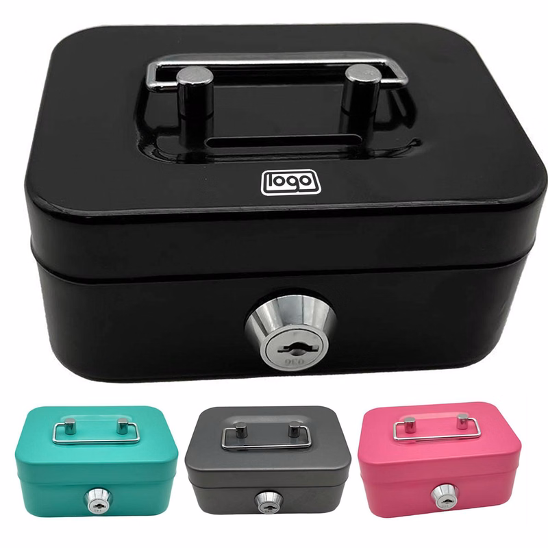 Small Cash Box w/ Lock and Slot
