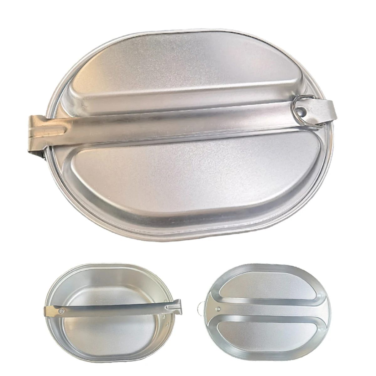Aluminum Portable Camping Outdoor Cookware Lunch Box 1