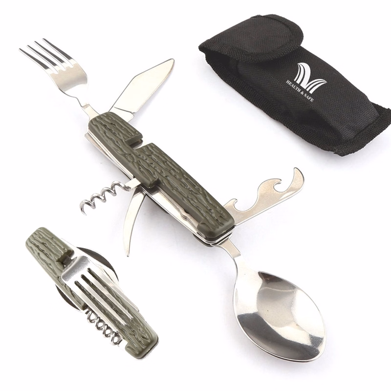 6 in1 Multi-Function Camping Utensils