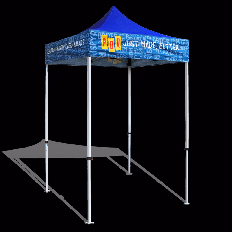 5'x5' Steel Frame Pop Up tent with Stock Color top