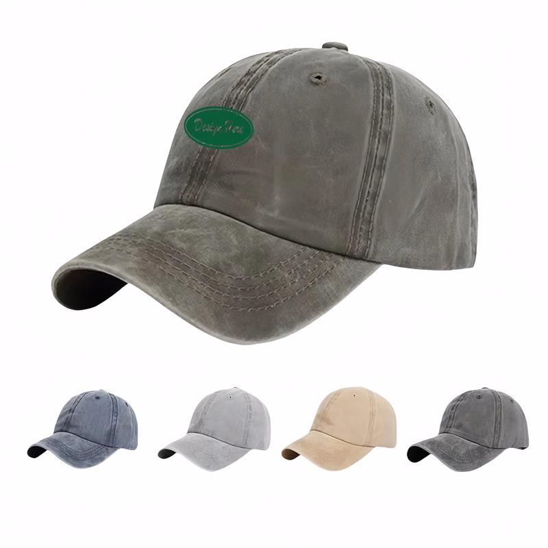 Vintage Washed Cotton Baseball Cap