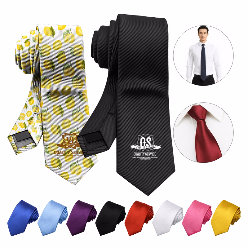 Fashion Polyester Silk Full Color Tie