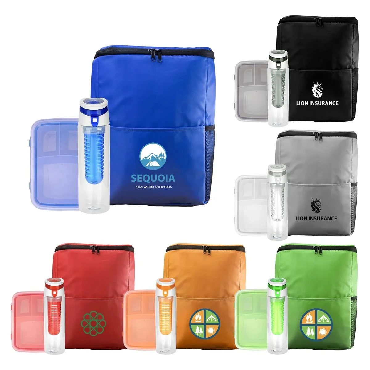 Sporty RPET Lunch To Go & Drink Set 1