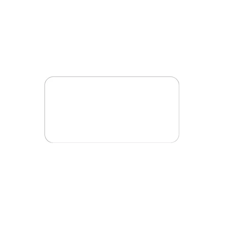 Blank Click-It Aluminum Name Badge (Standard size 1-1/2" x 3") 1