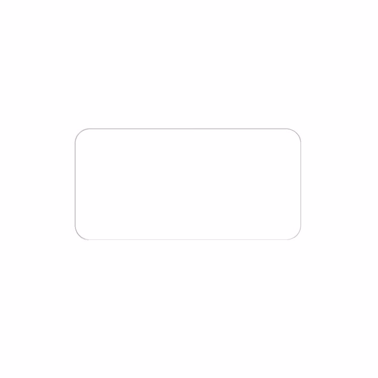 Blank Click-It Aluminum Name Badge (Standard size 1-1/2" x 3")