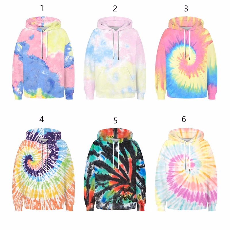 Tie-Dye Hoodie Sweatshirt