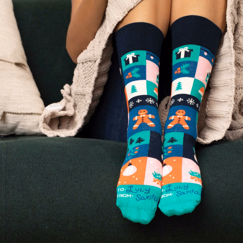 Crew Holiday Socks - Celebrate Every Occasion with Festive Feet - American Made