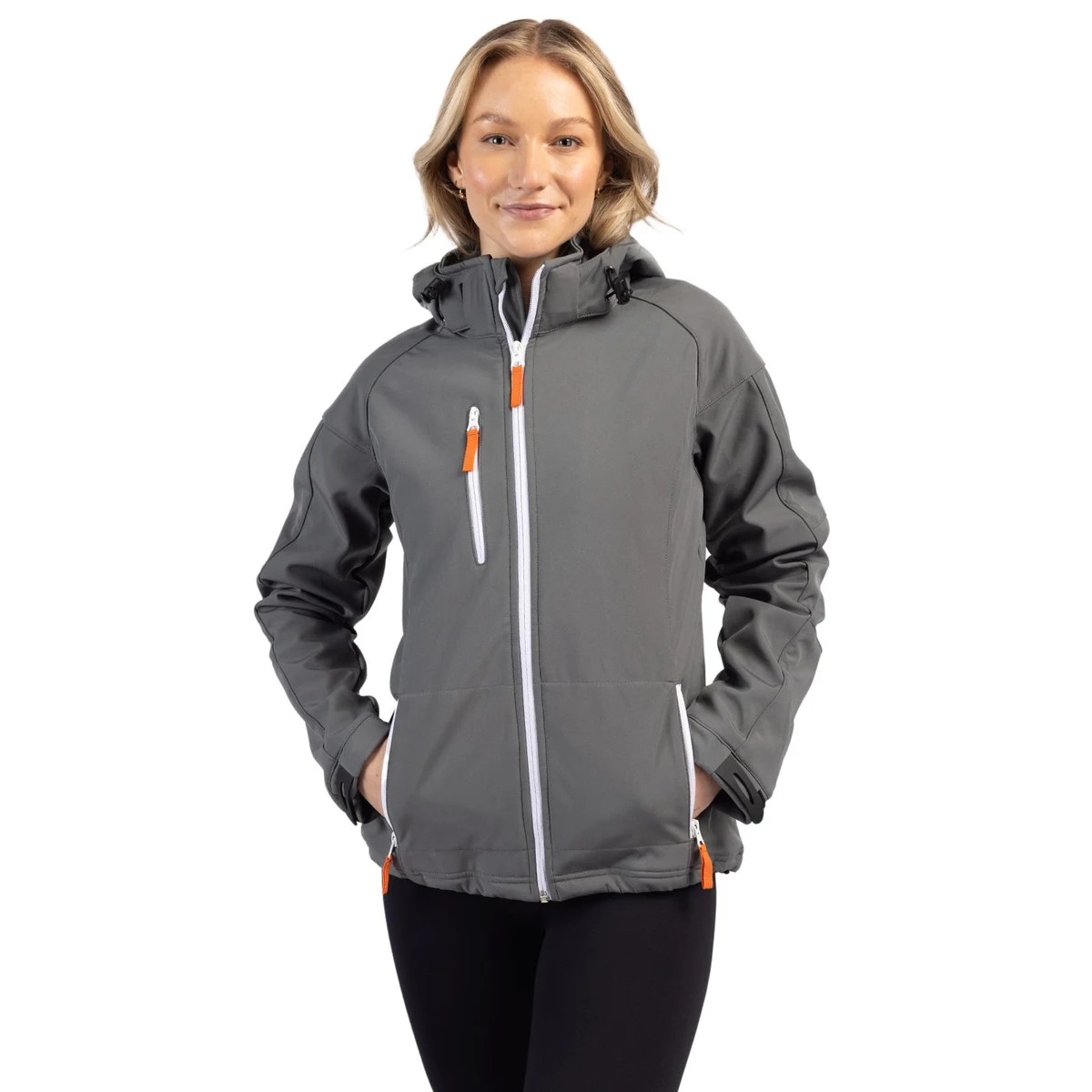 Clique Serac Stretch Softshell Womens Full Zip Jacket 1