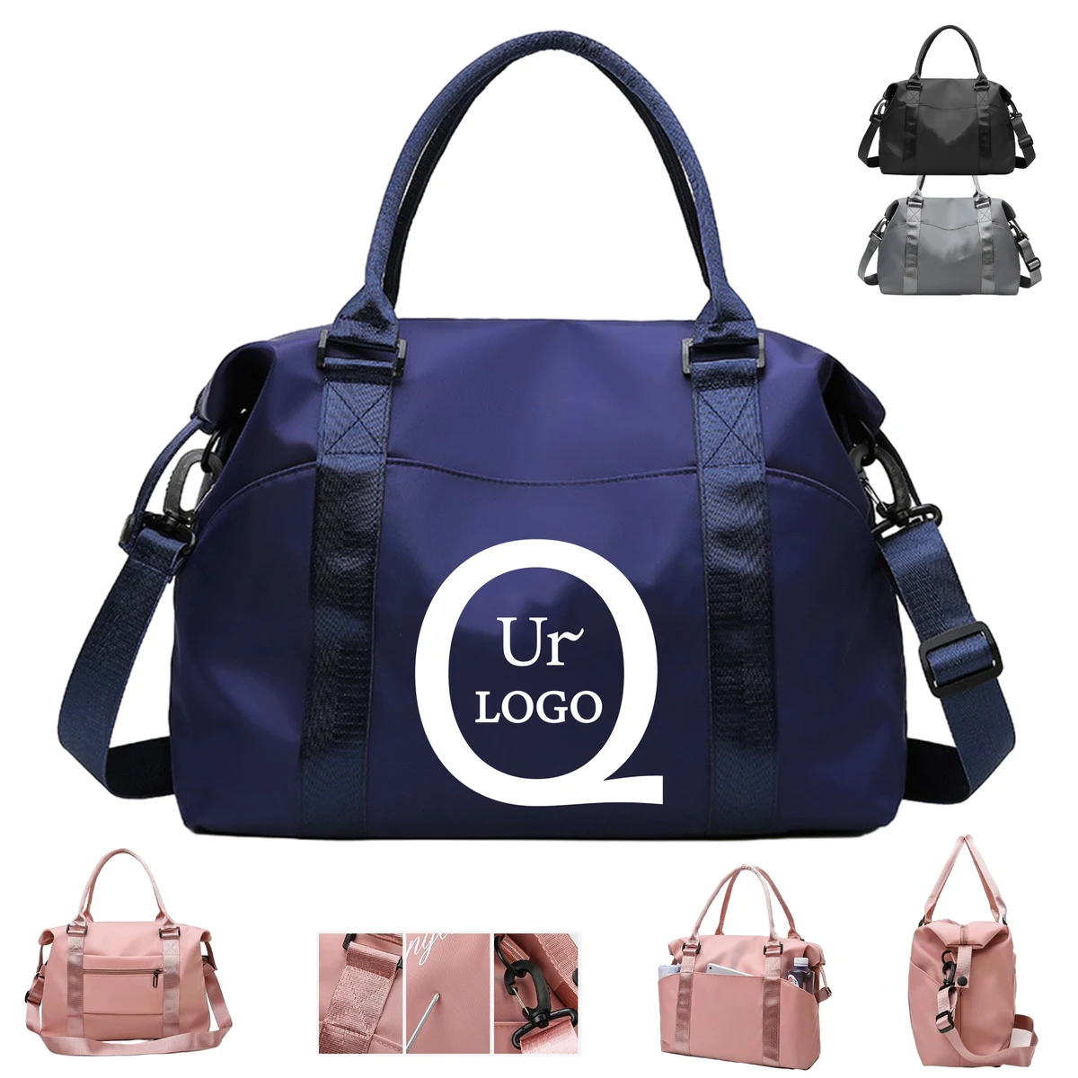 16.14 X 5.91 X 11.02 Inch Large Capacity Fitness Bag 1
