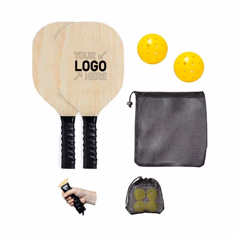 Pickleball Wood 2 Paddle Set