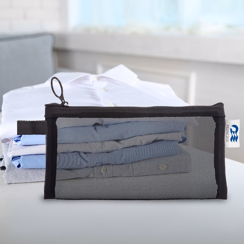 Mesh Zipper Bag - Standard, with Sewn-in Tag