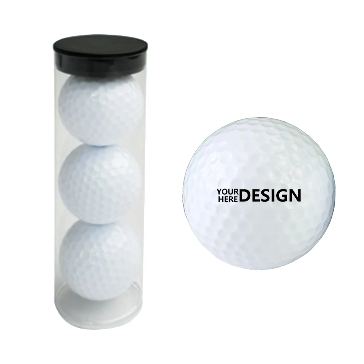 Golf Balls with Rubber Saran 1