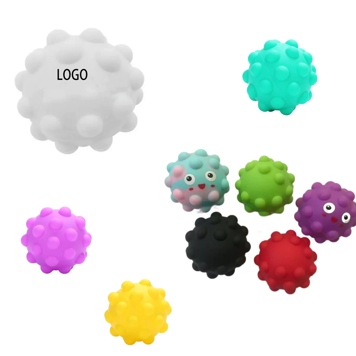 Silicone Pressure Reducing Ball MOQ 10pcs 1
