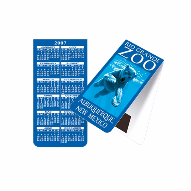 Bookmark - 2"X8" Custom Printed Folding Magnetic Bookmarks