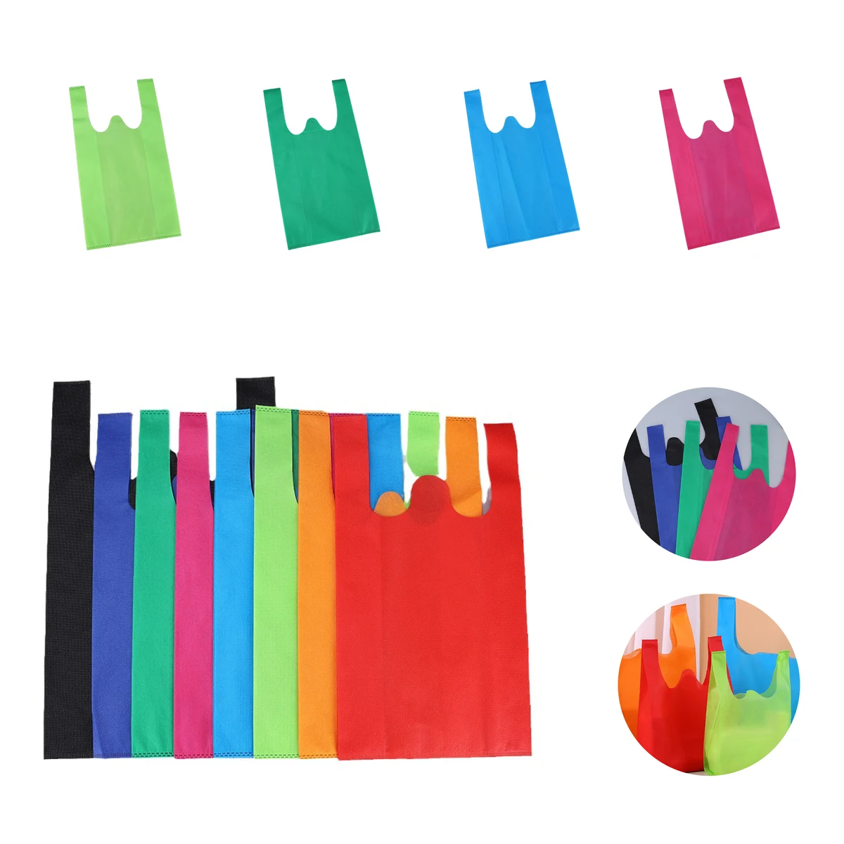 MOQ 50 Eco-Friendly Non-Woven Coated Shopping Bag 1