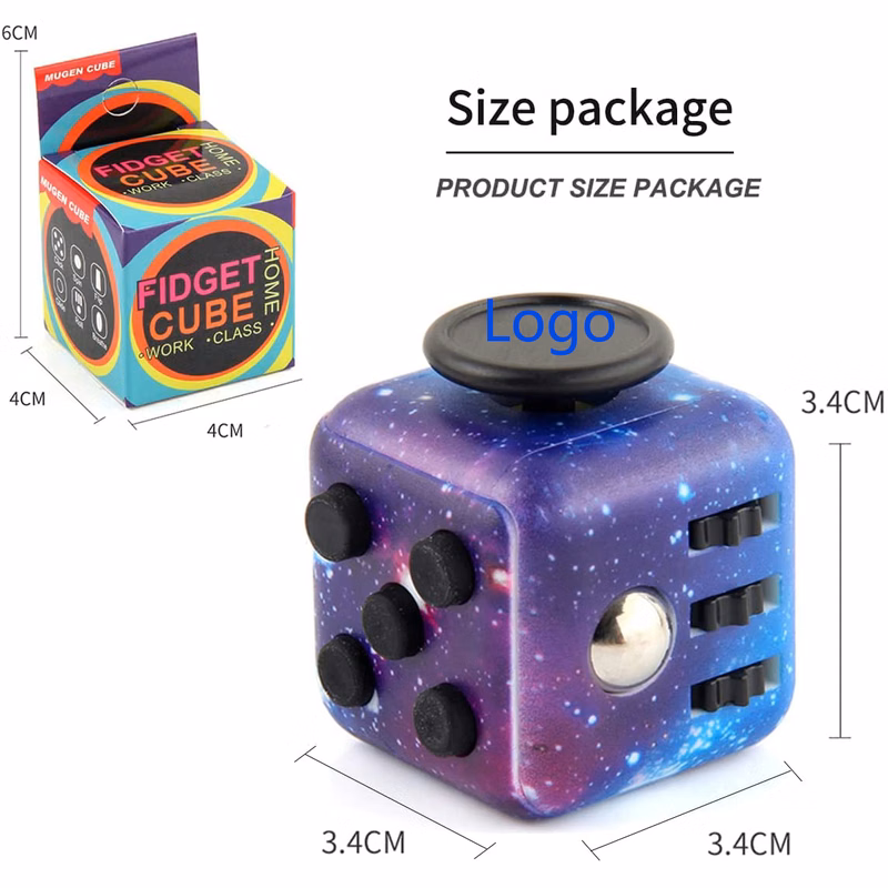 Geiruiou 6 Sides Hexagon Fidget Toys Cube